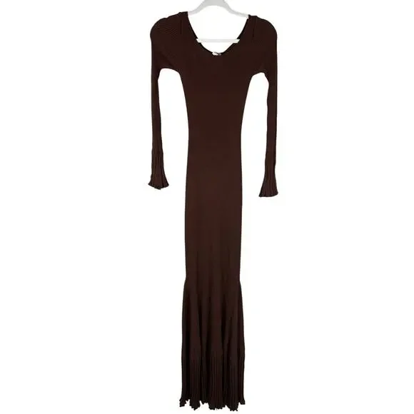 LPA Lainey Ribbed Maxi Dress Off The Shoulder Evening Elegant Chic Brown  Size XS is available for purchase on au PAY Market - Imported Goods Online  Store Co.Ltd. | au PAY Market -